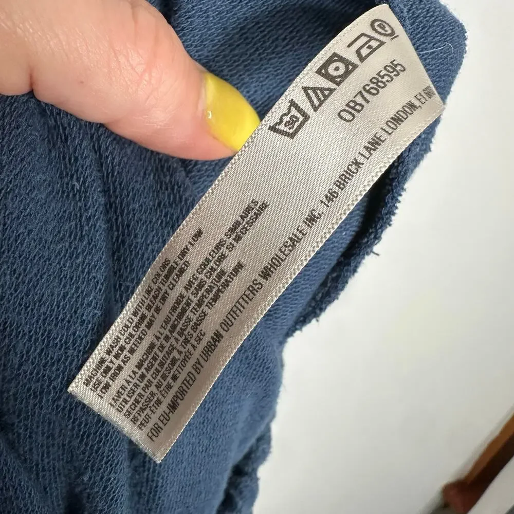 FP Movement‎ Work It Out Joggers Women Small Blue EUC High Rise Tapered Sweats